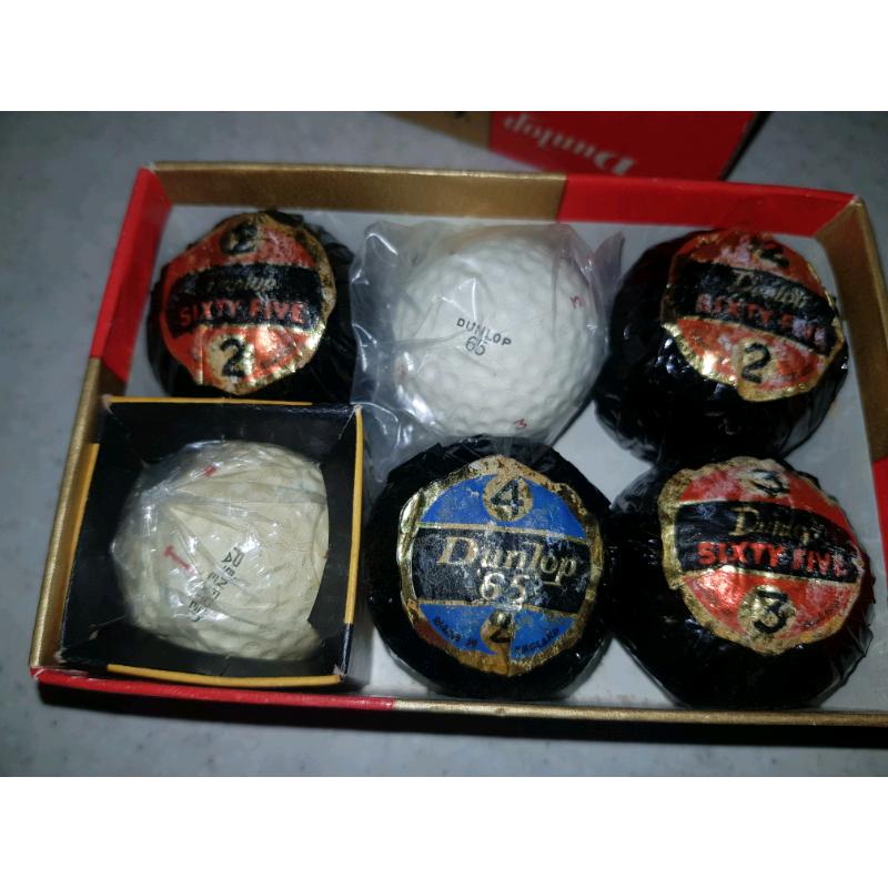 Vintage golf balls