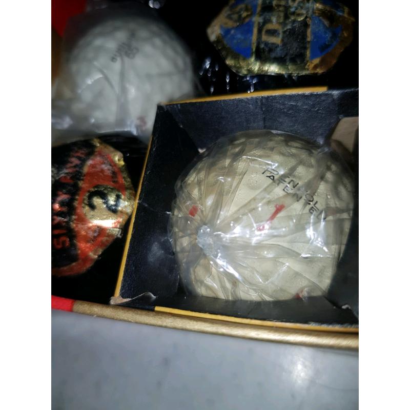 Vintage golf balls