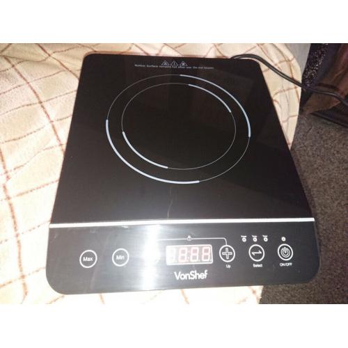 DIGITAL ELECTRIC INDUCTION HOB TOUCH CONTROL PORTABLE LED HOTPLATE