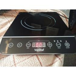DIGITAL ELECTRIC INDUCTION HOB TOUCH CONTROL PORTABLE LED HOTPLATE