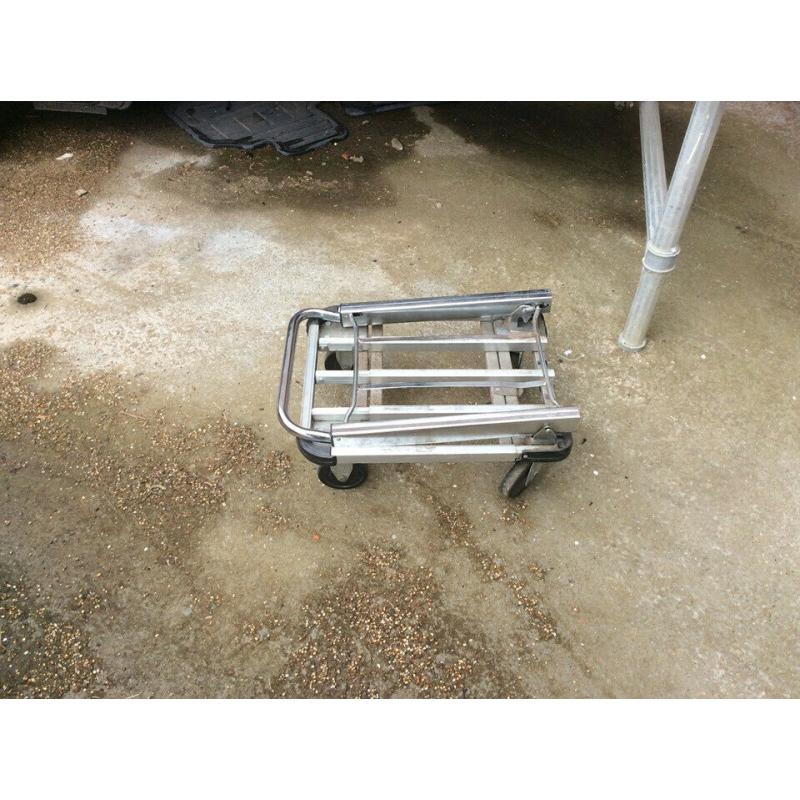 heavy duty fold up trolley