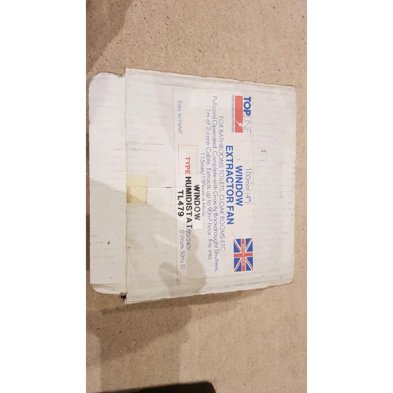 Manrose / Topline window humidistat fan 100mm