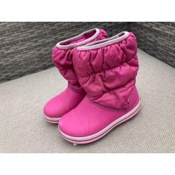 Girls Pink Croc Wellies c11