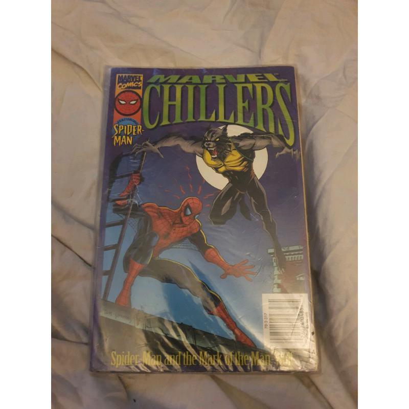 Marvels chillers novel- Spiderman and the mark of The Man-Wolf