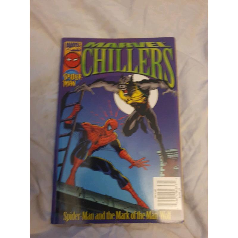 Marvels chillers novel- Spiderman and the mark of The Man-Wolf