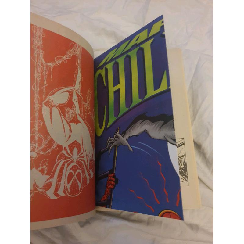 Marvels chillers novel- Spiderman and the mark of The Man-Wolf