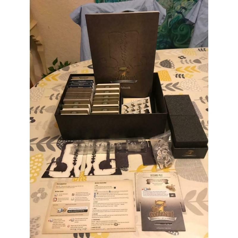 7th Continent Deluxe with Upgraded Cards