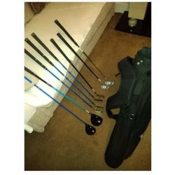 REDUCED PRICE Junior Golf Clubs and Stand Bag For Sale