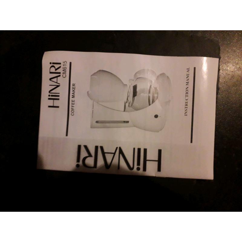 UNUSED COFFEE MAKER.