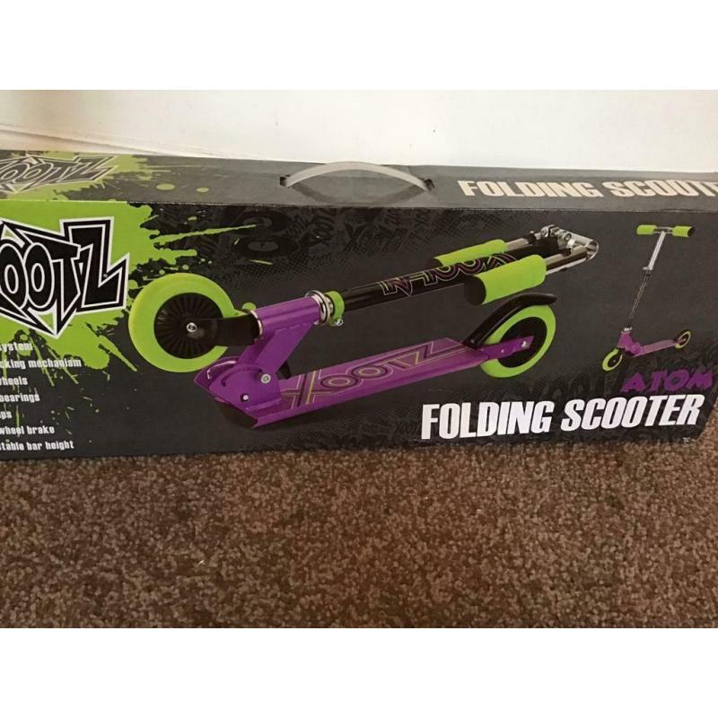 Brand new folding scooter