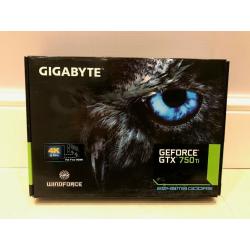 Gigabyte GeForce GTX 750Ti graphics card