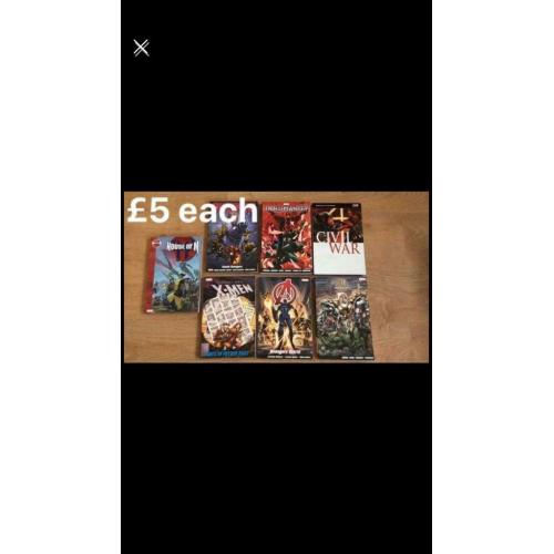 Marvel graphic novels ?5 each no offers or deals collection only gorleston