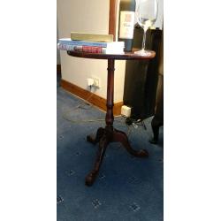 Vintage standard lamp with shelf
