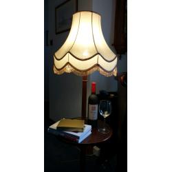 Vintage standard lamp with shelf