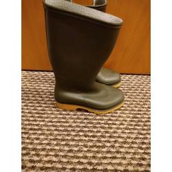Kids Green Wellies Boots Size 11