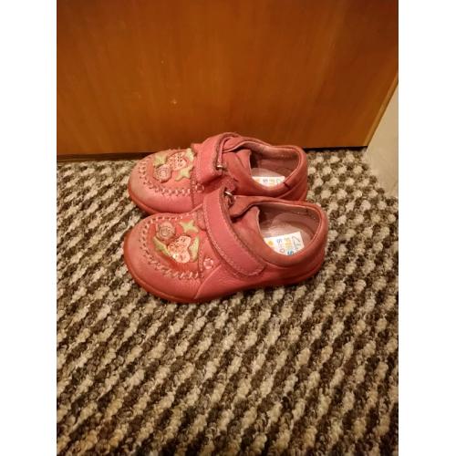Clarks Girls Pink First Shoes Size 5G