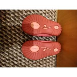 Clarks Girls Pink First Shoes Size 5G