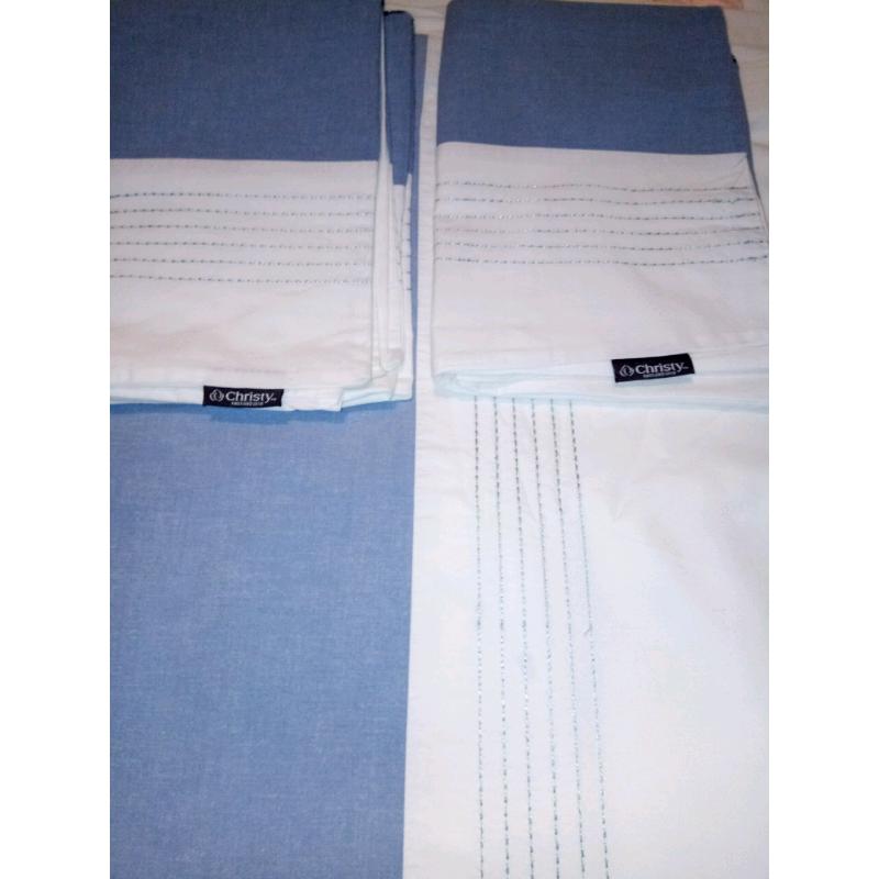 CHRISTY'S NEW, PURE COTTON, SUPER KING DUVET SET